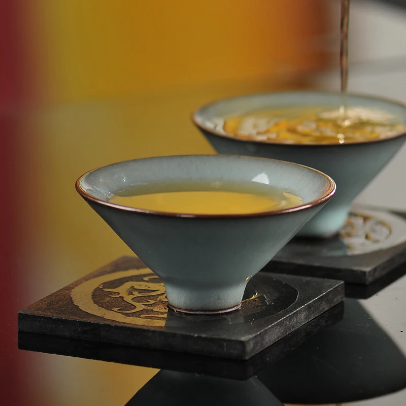 Фарфоровая чайная чашка Longquan celadon, чайная чашка для невидимой руки, чашка Li a tea master, чистая чашка чайной чашки кунг-фу