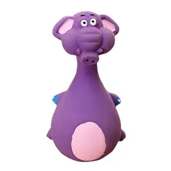 Любимая игрушка милый мультфильм животных скрежетание зубами Латекс Любимая звук игрушка питомец Укус игрушка