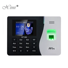 ZK ST100 SSR табельные часы с отпечатком пальца Регистраторы Auot отчет эксель посещаемость времени сотрудников Электронный Отпечаток пальца посещаемость времени