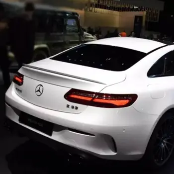 

For Mercedes-Benz W213 Coupe E-Class 2015 2016 2017 Rear Trunk Spoiler ABS Material Primer Color Car Tail Wing Decoration