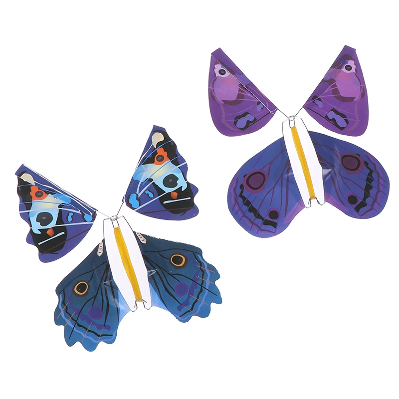 Волшебная забавная Летающая бабочка из пустых рук свобода бабочка крупным планом Волшебные трюки Детские Игрушки Гаджеты цвет случайный