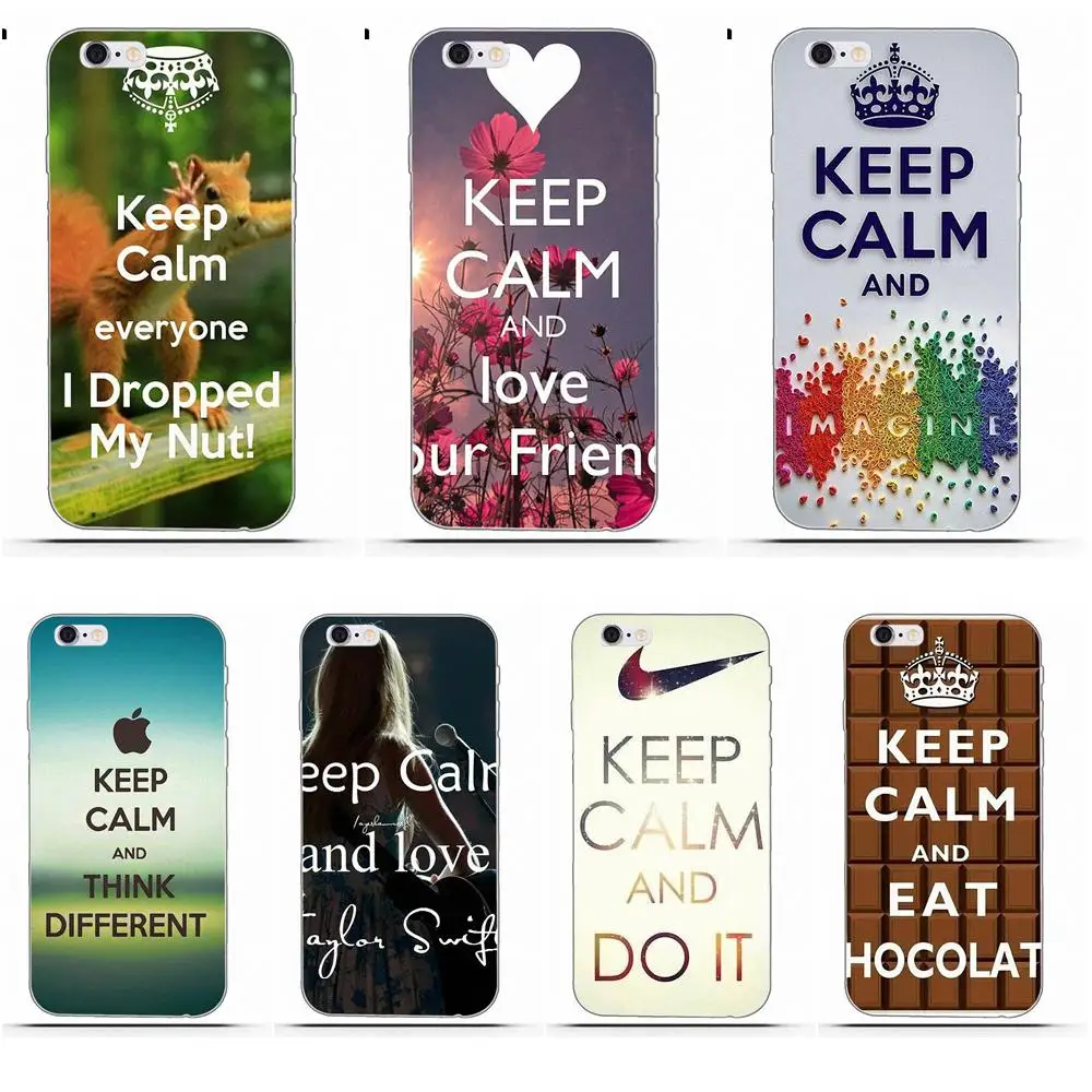 Keep Calm I Don для Huawei NOVA 2 V20 Y3II Y5 Y5II Y6 Y6II Y7 Y9 G8 G9 GR3 GR5 GX8 Prime 2018 2019 Мягкий ТПУ защитный