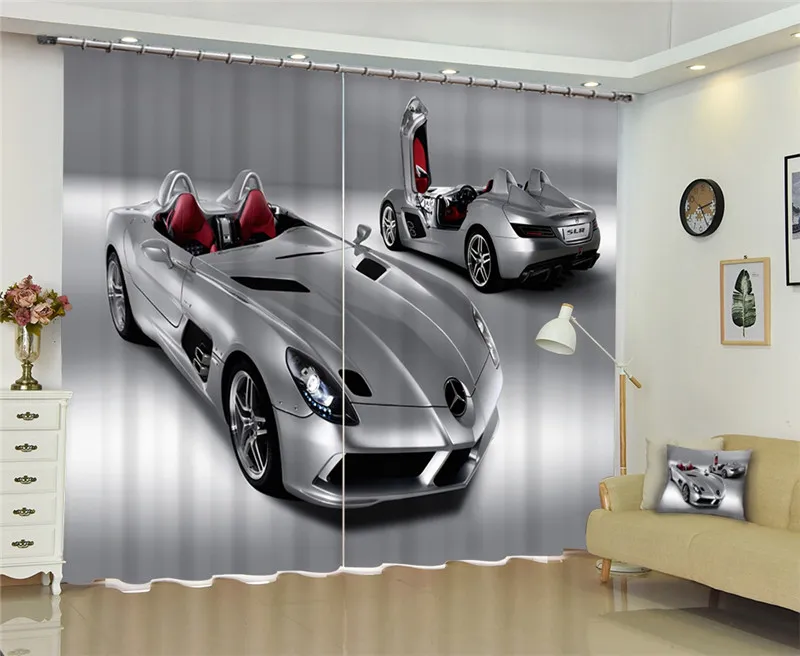Best Price Moderne Mode Luxe Luxe auto 3D Verduisterende Gordijn Voor Bed woonkamer Hotel Raam Gordijnen Cortinas Para Sala Best Price Moderne Mode Luxe Luxe auto 3D Verduisterende Gordijn Voor Bed woonkamer Hotel Raam Gordijnen Cortinas Para Sala