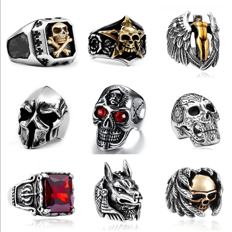 skull rings