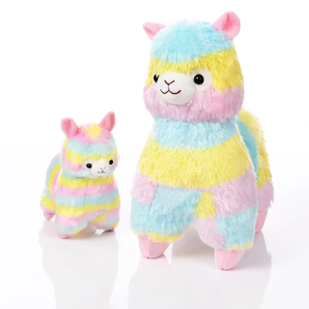 30*28 см Милая Радужная Альпака мягкая плюшевая игрушка Kawaii лама Arpakasso хлопковая