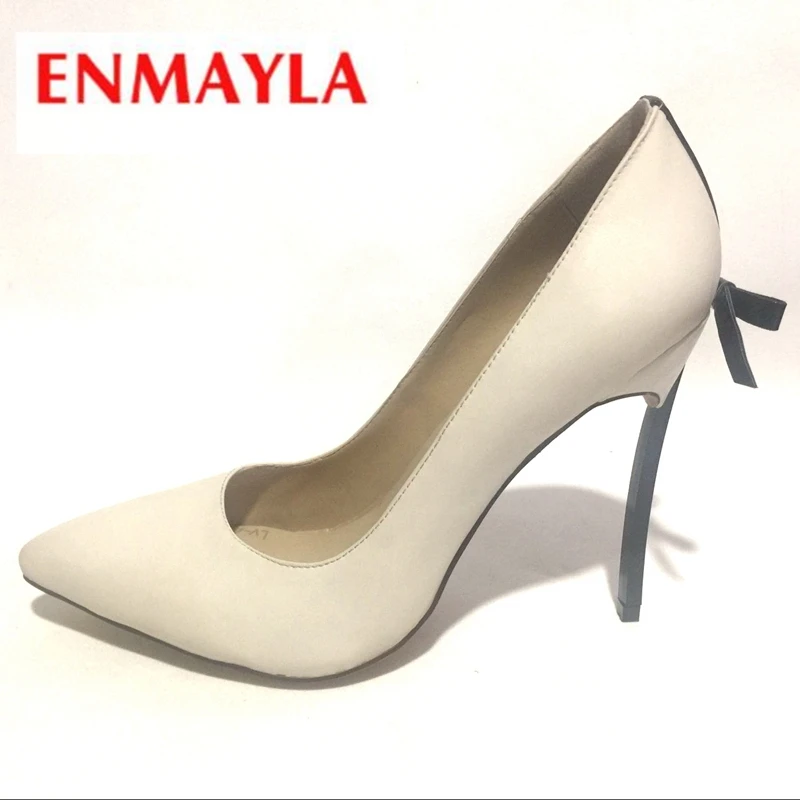 

ENMAYLA Casual Pointed Toe Thin Heels Slip-On Women Shoes Zapatos Mujer Tacon Ladies Shoes Size 34-43 ZYL2419