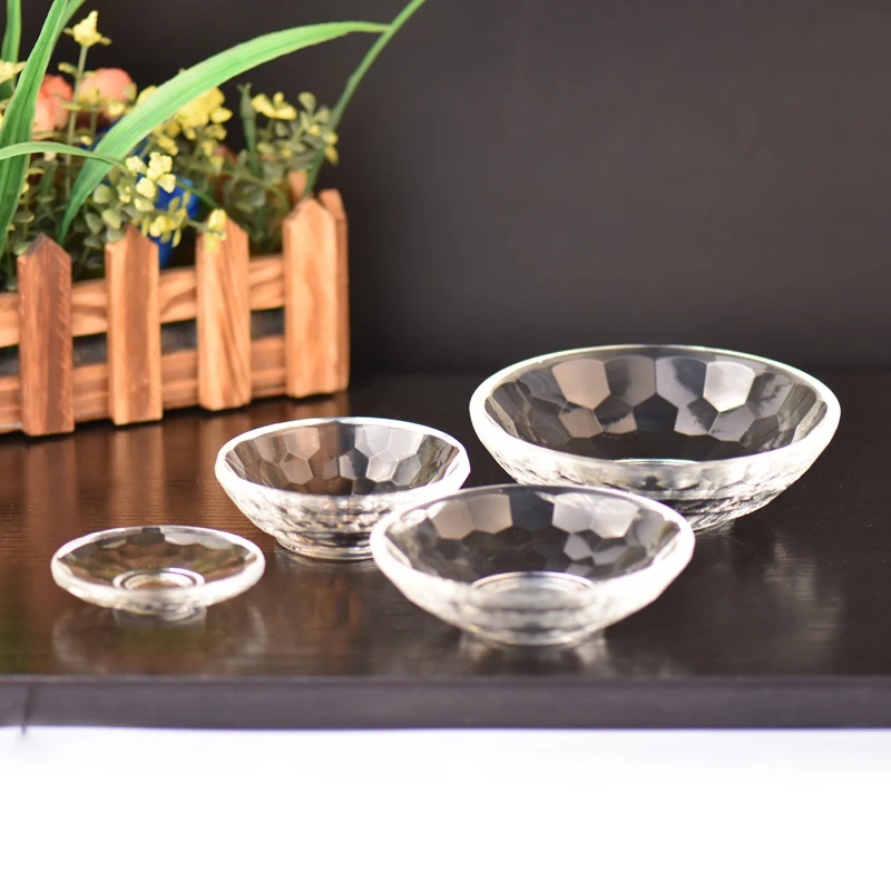 

Soy sauce plate crystal glass dish multi-function small seasoning dish vinegar appetizer / salad soy sauce / mustard sauce seaso