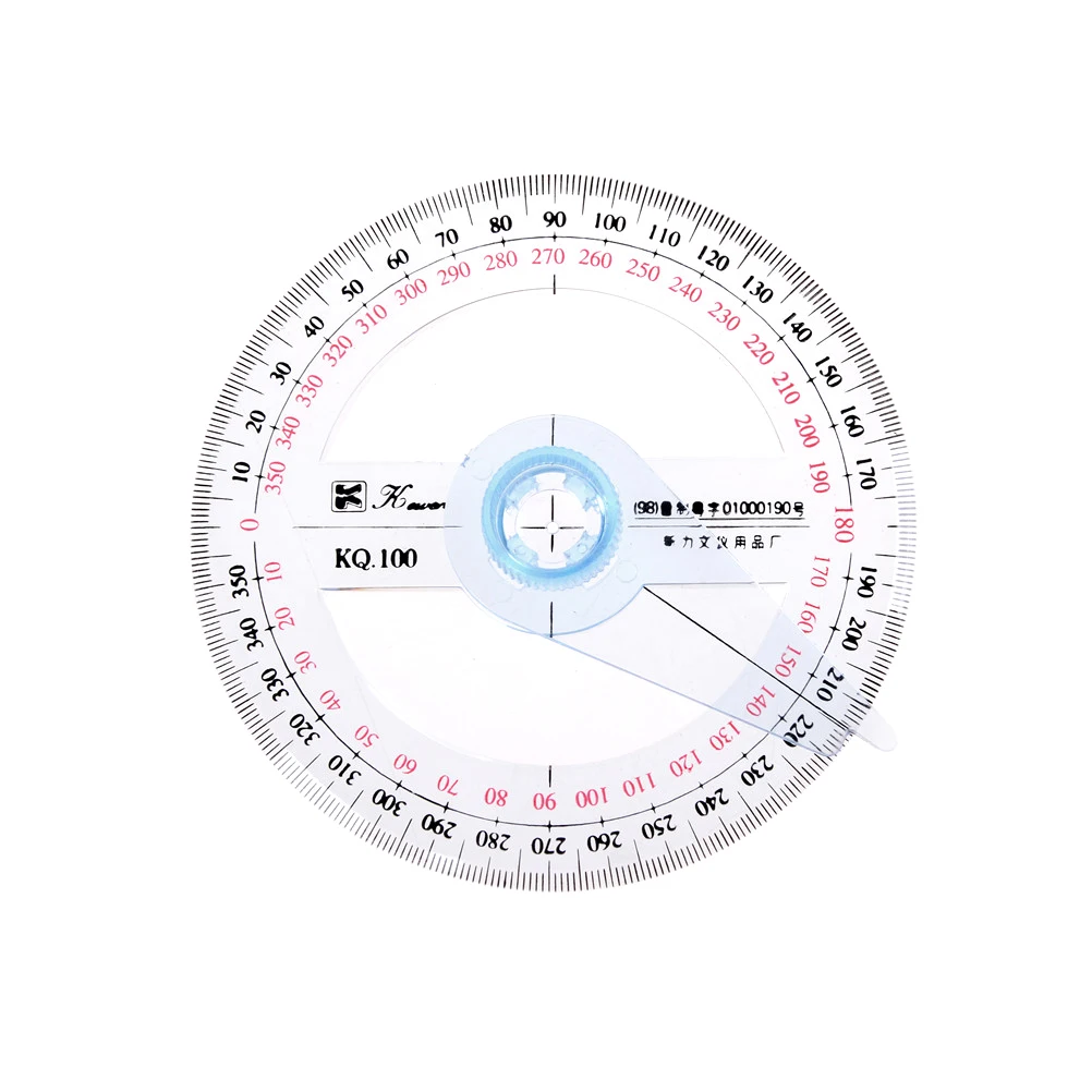 10cm 360Degree Protractor Angle Finder Sewing Student Office Engineer Tools Gift