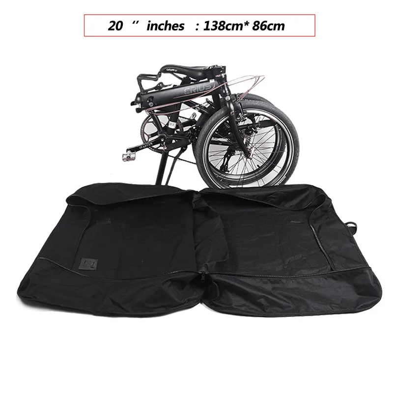 14-22" Folding Bike Transport Bag Carrier Storage Case Portable Waterproof Ride 