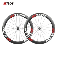 Ultra-light btlos WRC-50 Carbon Wheels 700C 50mm Clincher 26mm Width special braking Powerway R13 Road Bike Wheelset