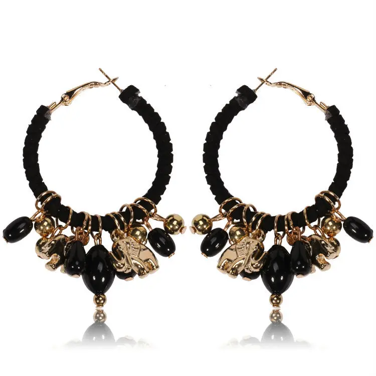 Классические длинные серьги подвески в виде животных 4 цвета|earring tree|earrings pandapendant