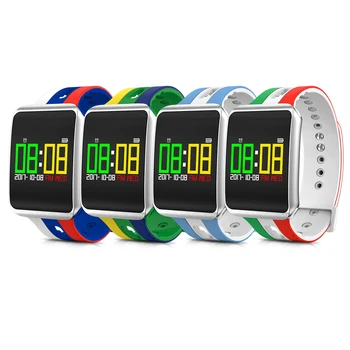 

Smart Bracelet Message Reminder Blood Pressure Heart Rate Monitor Fitness Sport Smart Wristband for Football 2018 Watch Smart