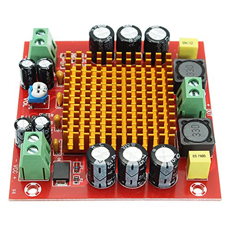 XH M544 DC 12V 24V 150W TPA3116DA TPA3116 D2 моно канальный цифровой усилитель мощности|Кабели
