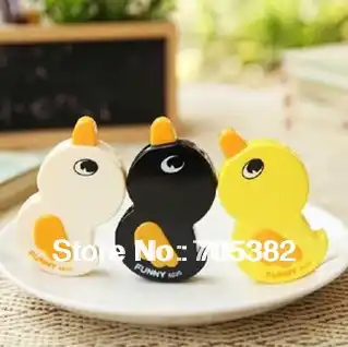 1 шт./лот лента для коррекции дизайна Kawaii duck, школьные и офисные принадлежности, канцелярские товары оптом (SS-7218) - изображение