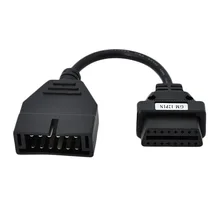 for G M 12 pin Adapter to 16Pin car Diagnostic tool Cable for g m 12pin