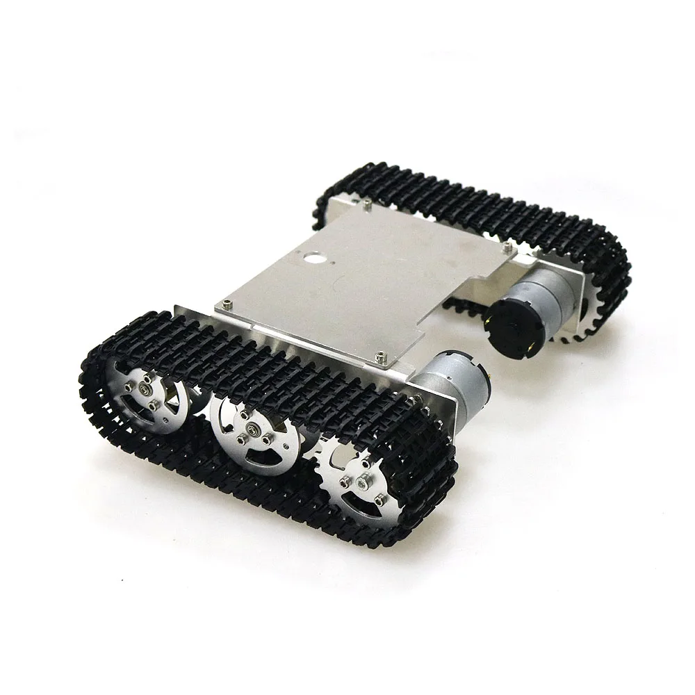 

Smart Tank Car Chassis Tracked Caterpillar Crawler Robot Platform with Dual DC 12V 350rpm Motor for Arduino RC Toy Parts