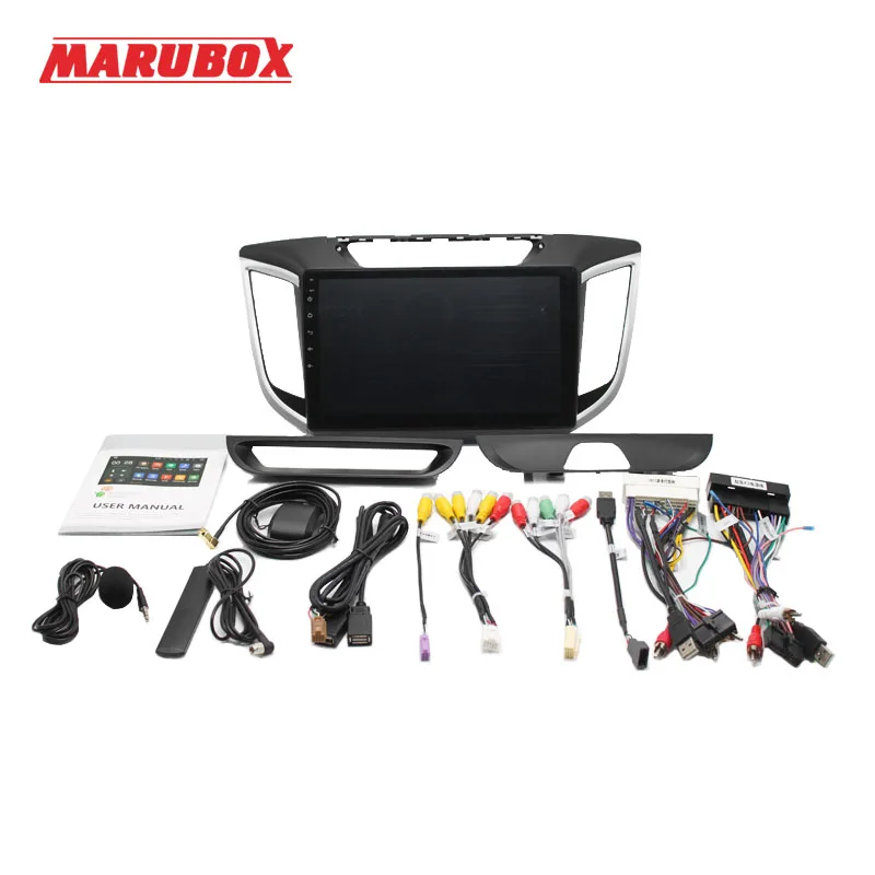 Cheap MARUBOX 2 Din Android 9.0 4G RAM 8 Core For IX25 Hyundai Creta Navigation DSP Stereo Radio GPS Car Multimedia Player 10A307PX5 5