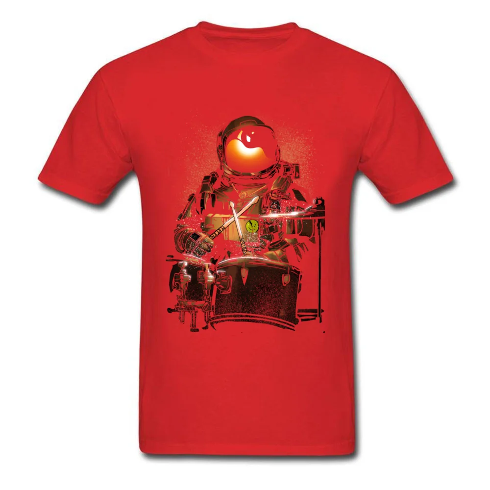 astronaut space drummer_red