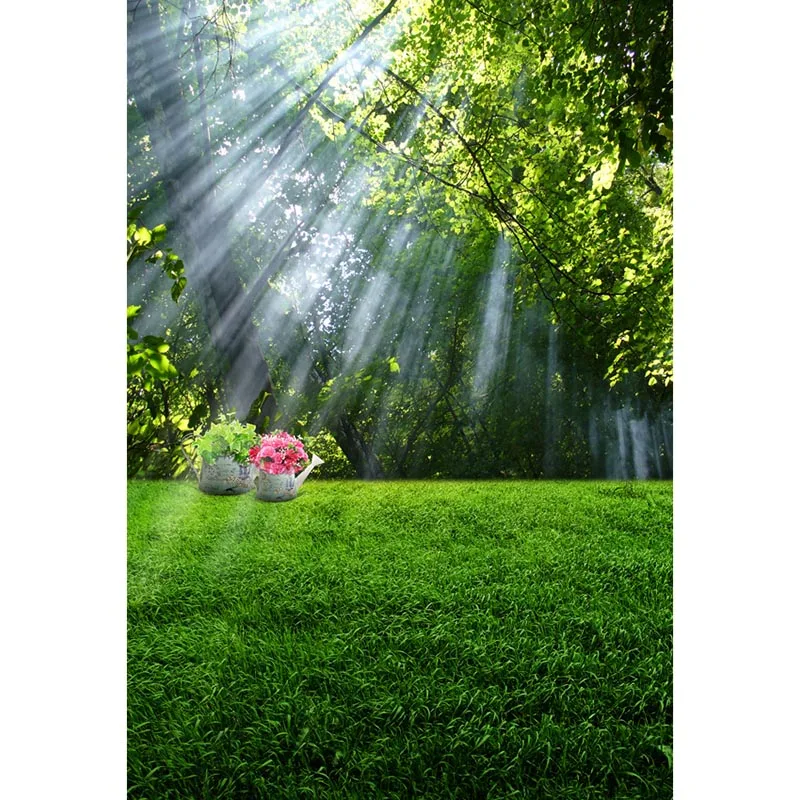 MEHOFOTO весенний пейзаж фон для фотостудии Солнечный свет Пасхальный вид зеленая трава фотография Фон Фотофон фотосессия