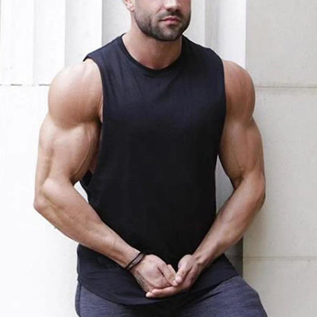 Large Men/'s Gym Canotta