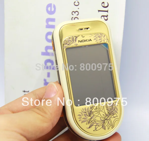 Оригинальный разблокированный NOKIA 7370 мобильный телефон и русская клавиатура