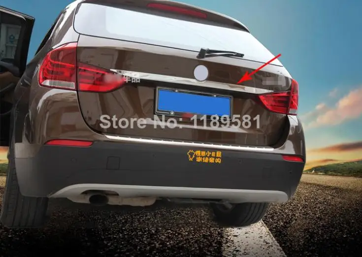 

For BMW X1 2010 2011 2012 2013 2014 2015 stainless steel Rear Trunk Lid Cover Trim new