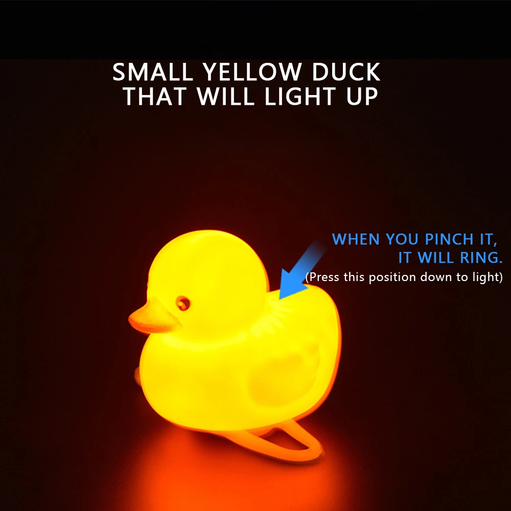 Clearance 1pc Cartoon Yellow Silica Little Duck Helmet Head Bicycle Light Shining Mountain Bike Handlebar Duck Head Light bike Accessories 2 Clearance 1pc Cartoon Yellow Silica Little Duck Helmet Head Bicycle Light Shining Mountain Bike Handlebar Duck Head Light bike Accessories 2