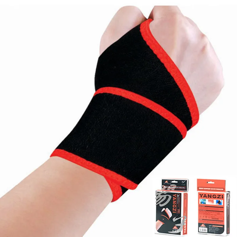 Adjustable Sport Safety Wrist Support Wristband Gym Elastic Stretchy