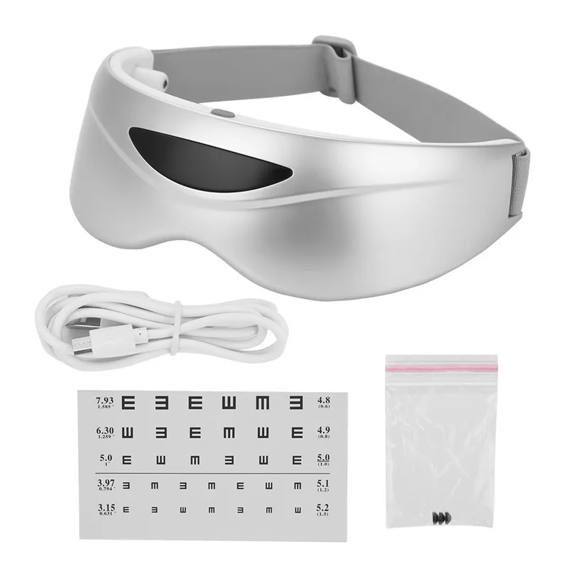 24 силиконовые массажные головки маска для массажа глаз Магнитная Вибрация инфракрасный зондирование анти усталость защитное средство для зрения массажные очки