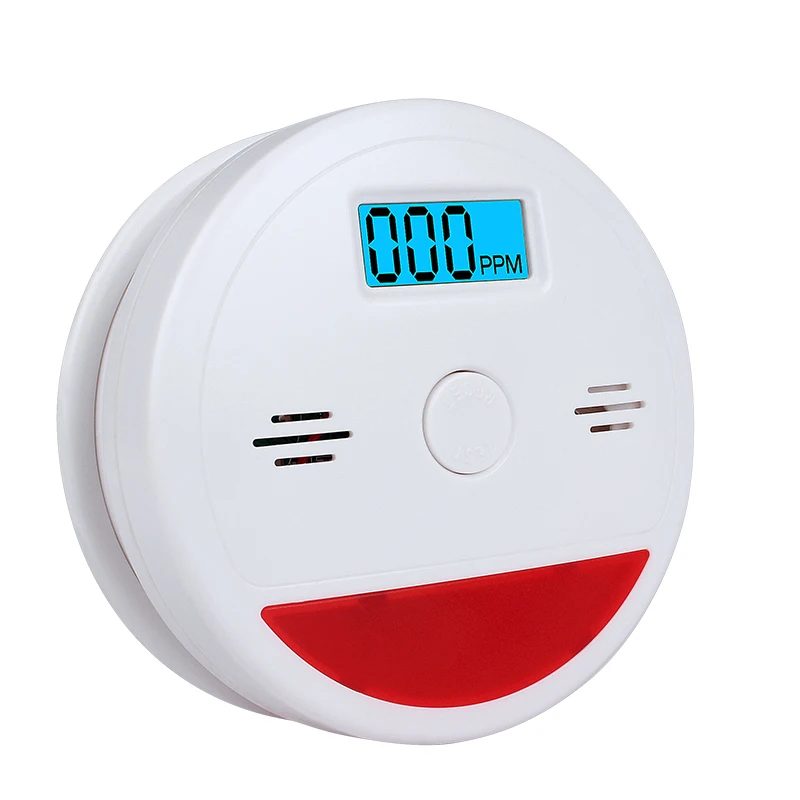 

CO Sensor LCD Photoelectric Home Security Independent Carbon Monoxide Poisoning Alarm Detector 85dB