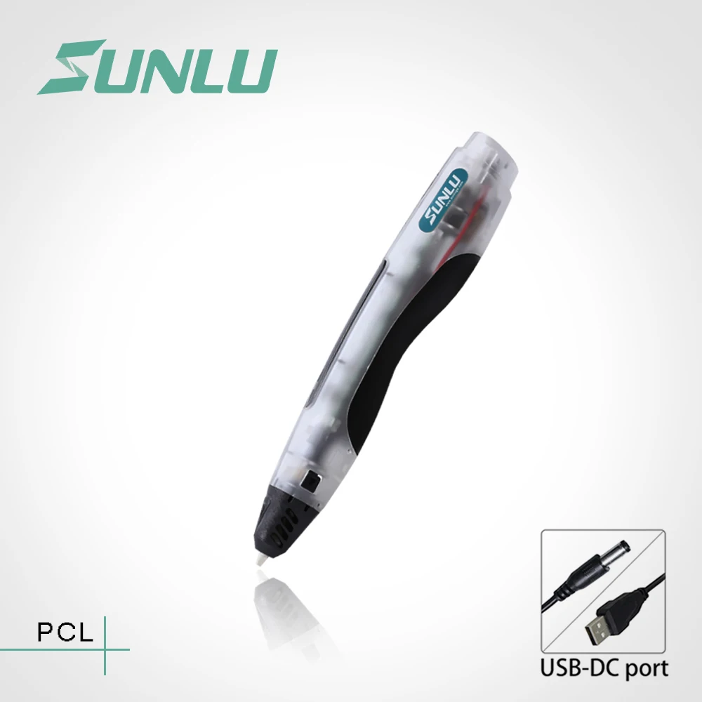 SUNLU SL-400A 3d граффити ручка поддержка PCL нити низкой температуры безопаснее использовать для детей 3D печати ручки подарок на день рождения