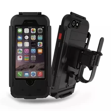 Фотография Luxury Waterproof Universal Motorcycle Bike Bicycle Handlebar Holder Stand Armor Outdoor Phone Case For iPhone 7 Drop Shipping