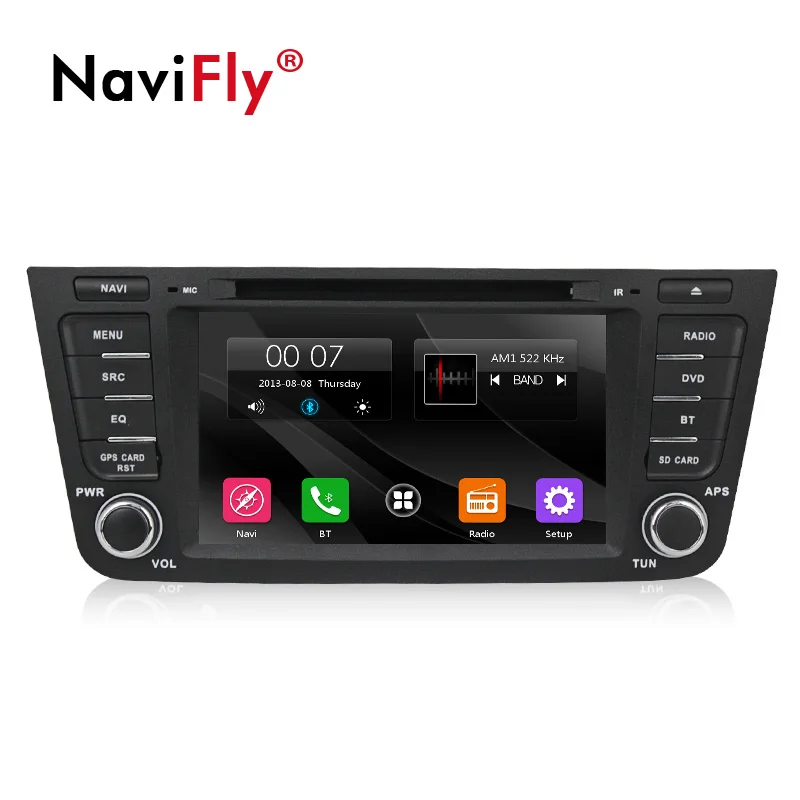 

NaviFly Car DVD player radio audio for GEELY Emgrand X7 GX7 EX7 With GPS navigation BT RDS 1080P video SD USB free Map MIC
