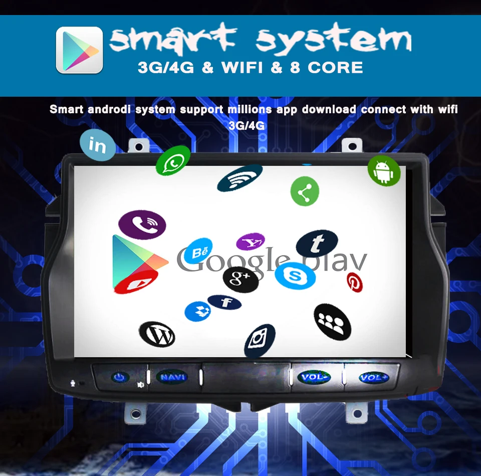 Top 8" Octa core 1024*600 Android 9.0.0 Car HU W/O DVD for Lada Vesta DVR 3G/4G GPS radio multimedia player car navigation device 5