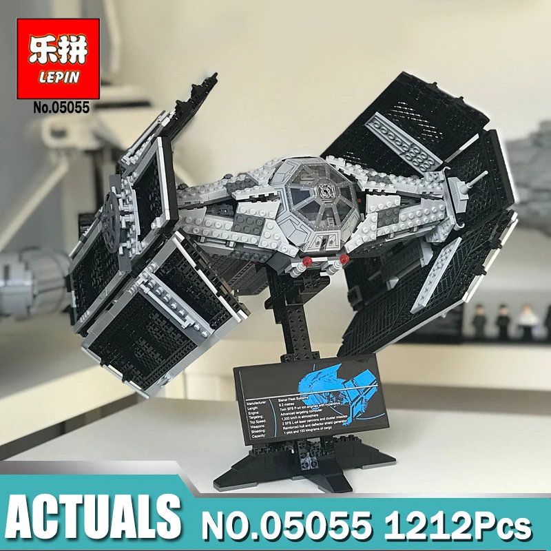 

Star Series Wars 05055 The force awakens Vader's TIE Building Blocks Compatible LegoINGlys 10175 For Boys Children gifts