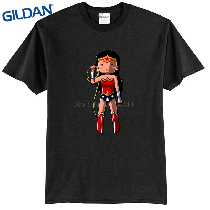 Футболка короткий рукав бренд Wonder Woman Hipster Футболки для девочек Джерси рубашка