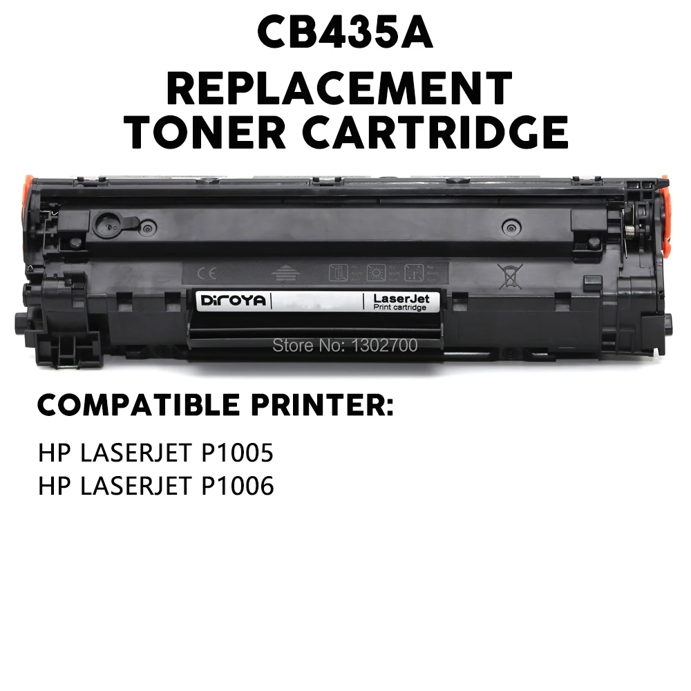 CB435A 35A сертификатом от сертификационной 435A CB435 435 картридж с тонером для hp LaserJet P1005 P1006 P 1005 1006 принтер порошок