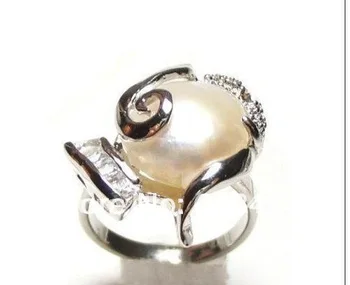 

wholesale good Wholesale SOUTH SEA WHITE baroque PEARL RING SIZE 7 R.32 Engagement Rings (7.8.9) R.30 / Cheap Shipin