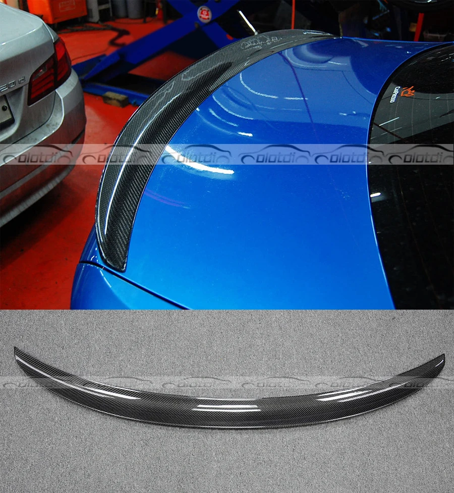 

OLOTDI Car Tuning P Style Real Carbon Fiber Rear Trunk Lip Wings Boot Spoiler For BMW 2 Series All F22 & F87 2014-2018