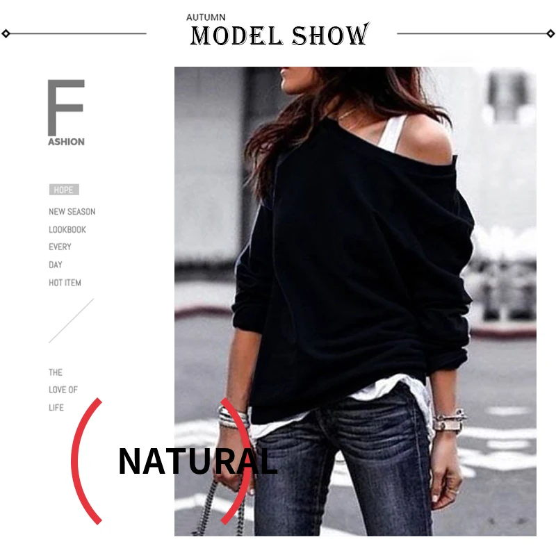 Autumn Winter Sweatshirt Women Cotton Hoodie Long Sleeve Solid Casual Sweatshirts Hoodies 2018 Sexy Off Shoulder Black Pullover (3)