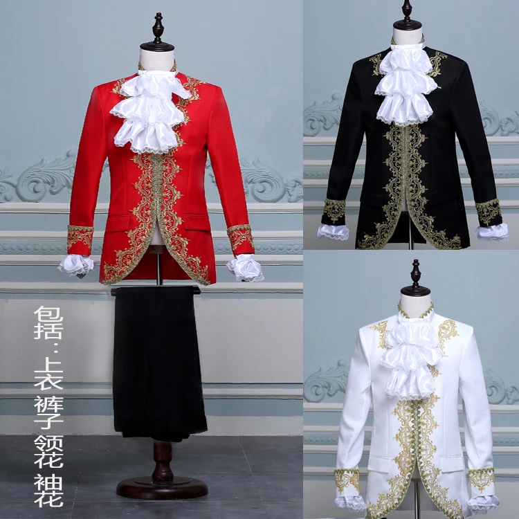 XS-2XL! 2018 Костюм золото королевский одежда мужские мужская одежда торжественное платье смокинг певица одежда