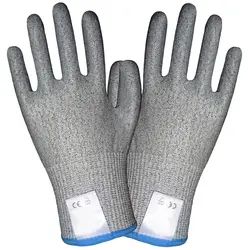 HPPE Мясник порезостойкие рабочие перчатки арамидное волокно труда перчатки анти вырезать Кухня безопасности