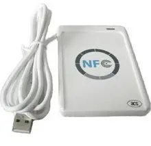 USB ACR 122U NFC contactless smart ic Card reader and writer support all 4 types + 5pcs 13.56MHz nfc 1k s50 Cards +1 SDK CD