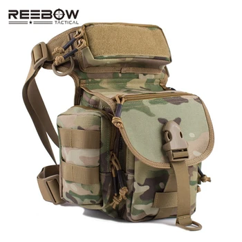 

REEBOW TACTICAL Outdoor Tactical Huning Waist Drop Leg Bag Multi-functional 1000D Nylon SWAT Sports Running Bag