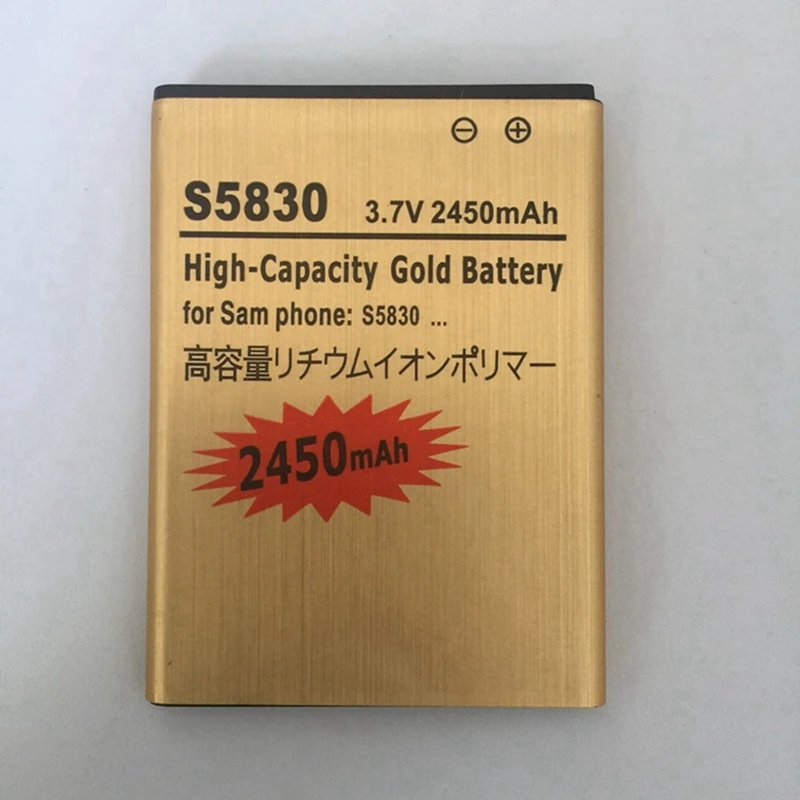 5 шт. для samsung Galaxy Ace батарея EB494358VU сменная аккумуляторная батарея для Galaxy S5830 S5660 S7250D S5670 i569 I579
