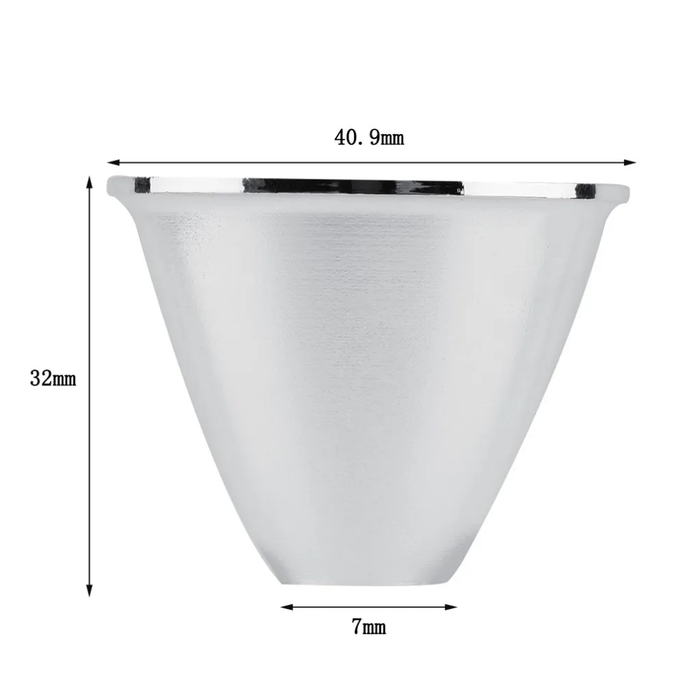 1 шт. светодио дный отражатель чашка высокая Мощность для Cree XR-C/XR-E/XM-L Q5 T6 5 градусов светодио дный фонарик Пластик покрытий отражателя