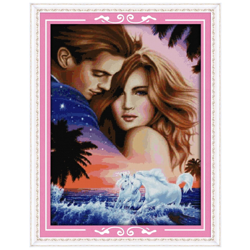 14/16/18/27/28 Fantasy Couple Patterns Counted Cross Stitch Sets Wholesale Chinese Cross-stitch Kits Embroidery Needlework 5TH | Дом и сад