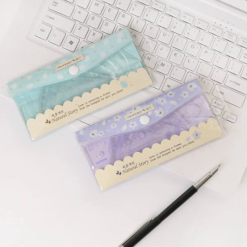 

class two students stationery ruler, four sets of flowers, spring wind sets, 4 learning examination, office ruler