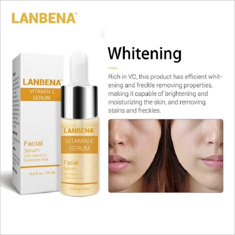 3/6pcs LANBENA Hyaluronic Acid Serum Six Peptides 24K Gold Vitamin C Serum Anti-Aging Moisturize Skin Care Whitening Brighten 3/6pcs LANBENA Hyaluronic Acid Serum Six Peptides 24K Gold Vitamin C Serum Anti-Aging Moisturize Skin Care Whitening Brighten