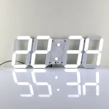 Large Modern 3D Design Digital Led font b Wall b font font b Clock b font
